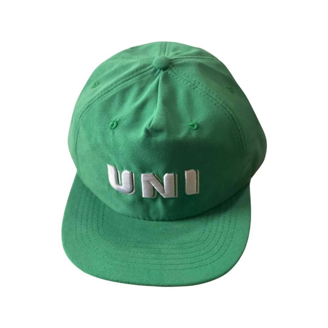 Green Suede 5 Panel Hat